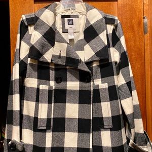 Gap Checkered Pea-coat
